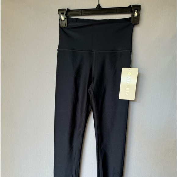Athleta Pants - NWT Athleta Navy Elation Shine Tight Leggings Size XXS